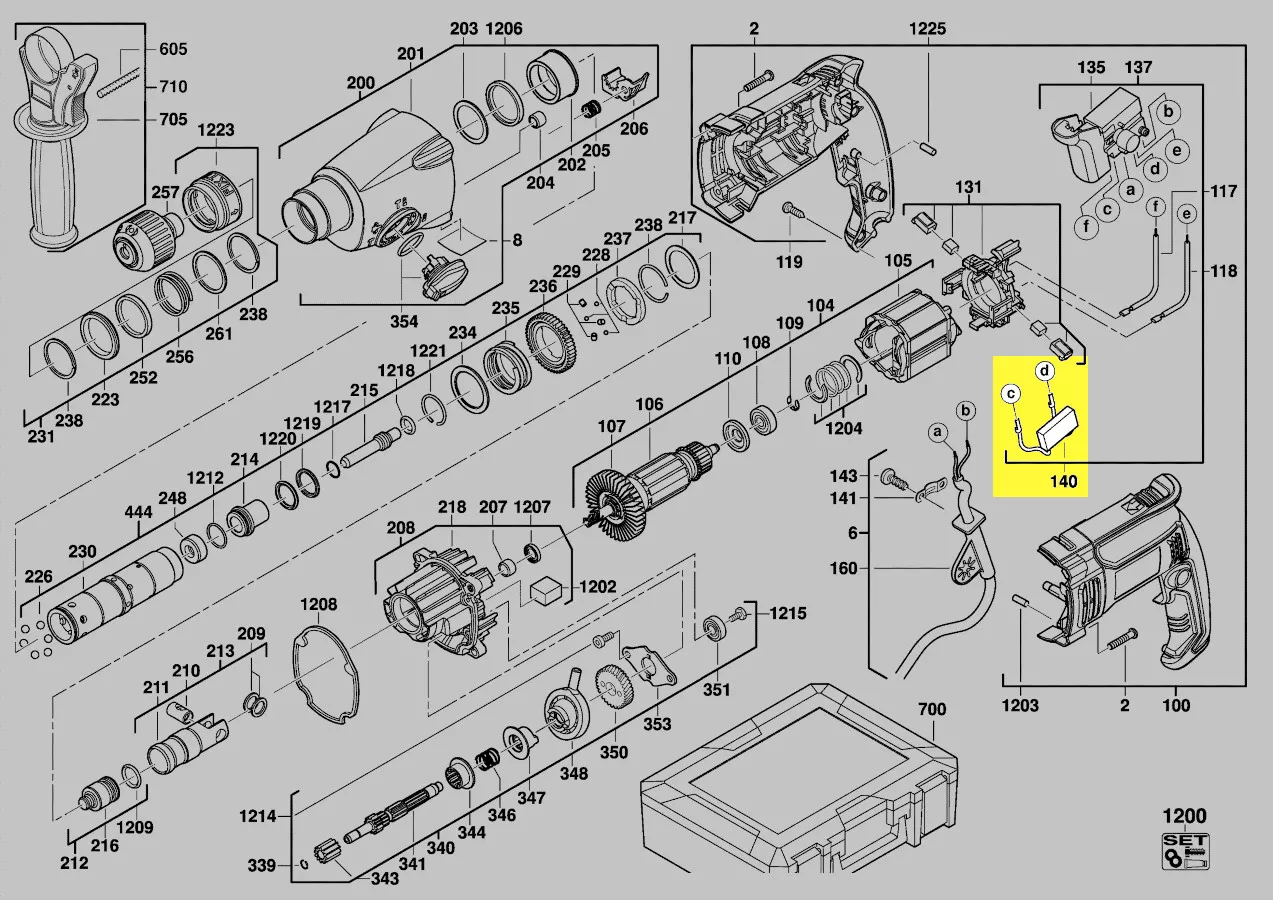 Condensateur réf. 290244015 AEG